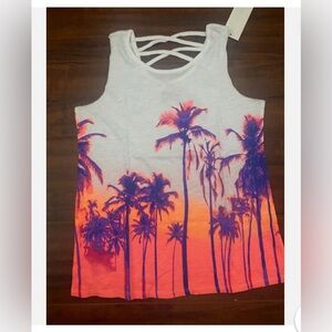 Vibrant Palm Tree Graphic Tee